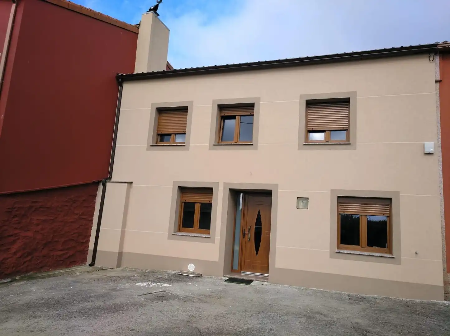Vista exterior de Casa o chalet en venta en Coristanco con Calefacción, Jardín privado y Trastero