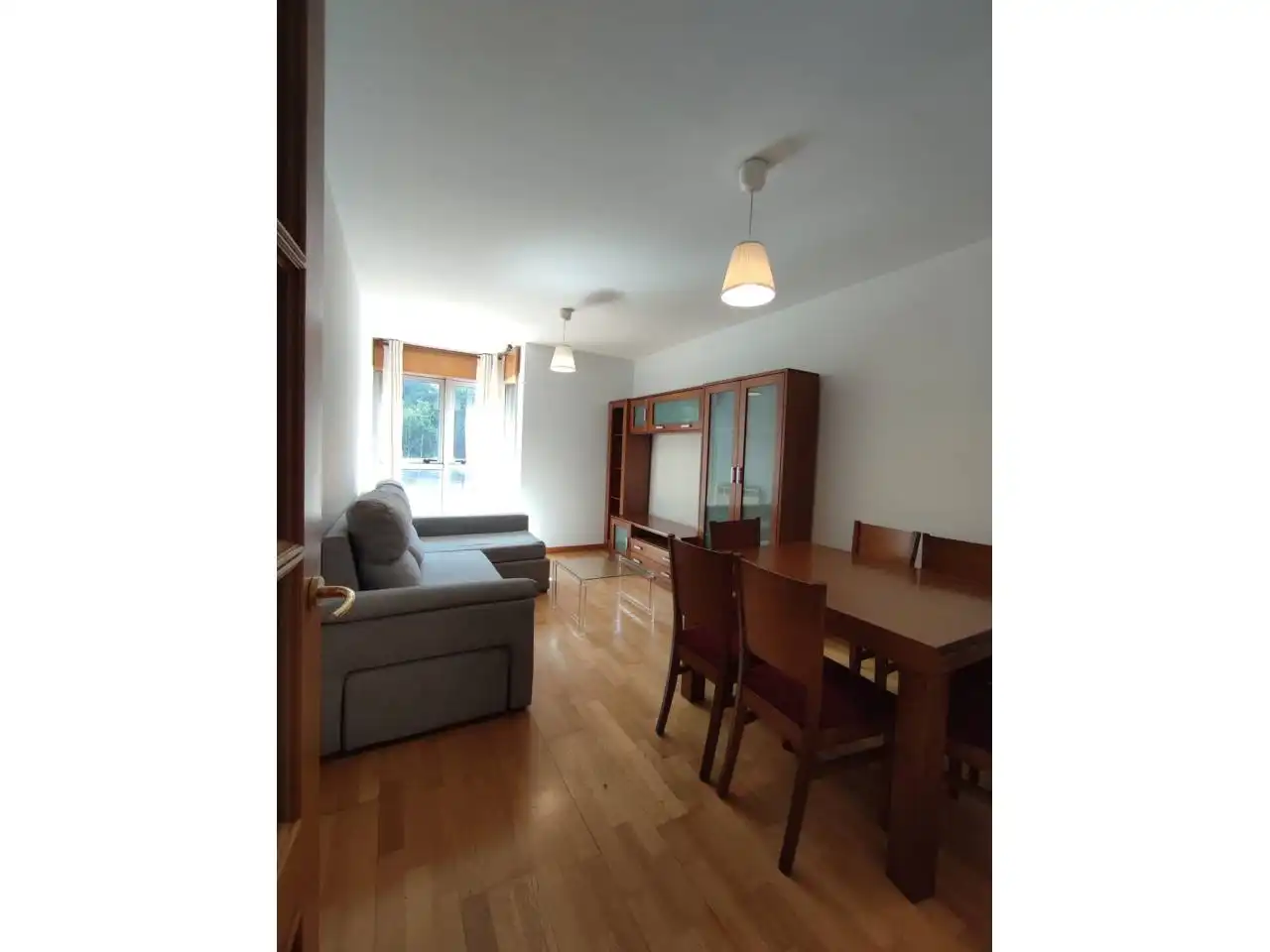 Sala de estar de Piso en venta en Ames con Calefacción, Terraza y Trastero