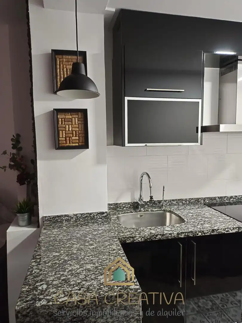 Kitchen of Flat for sale in Alzira  with Air Conditioner, Heating and Furnished