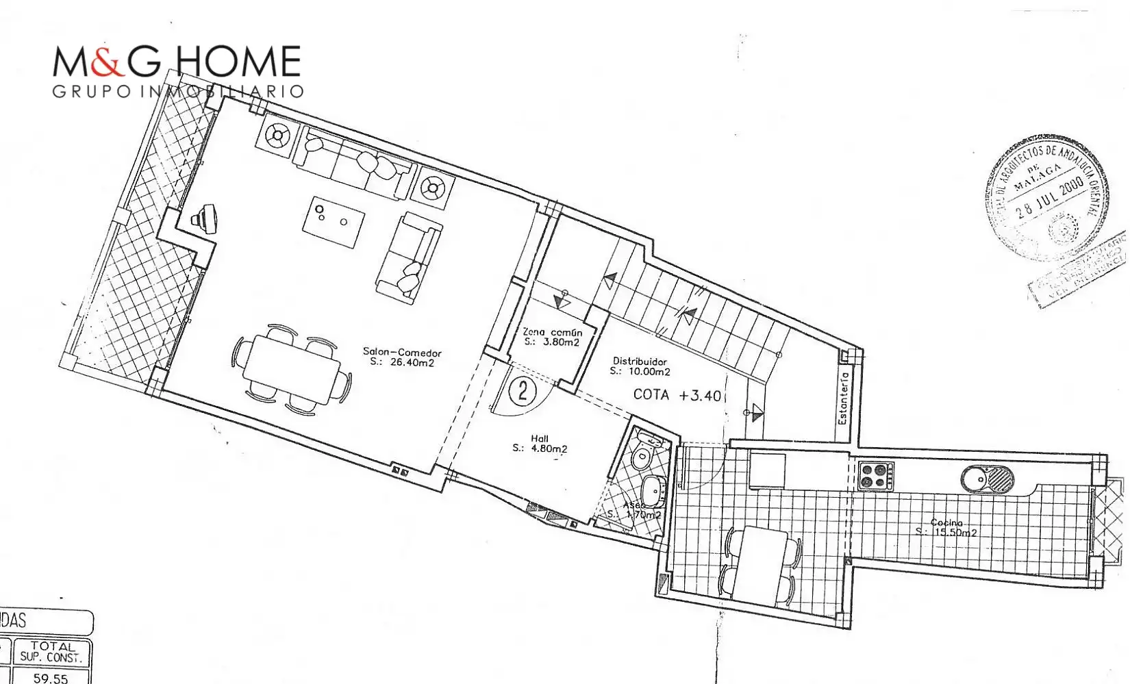 Maisonette zum Verkauf in Nerja mit Terrasse, Abstellraum und Möbliert