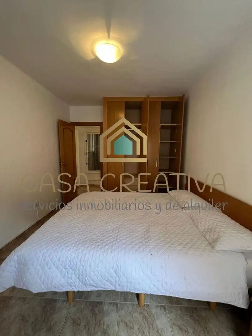 Bedroom of Flat for rent in Valencia  with Air Conditioner, Heating and Terrace