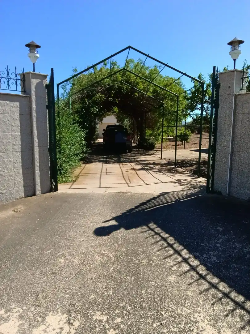 Parking de Finca rústica en venta en Fuente Álamo de Murcia con Aire acondicionado, Jardín privado y Amueblado