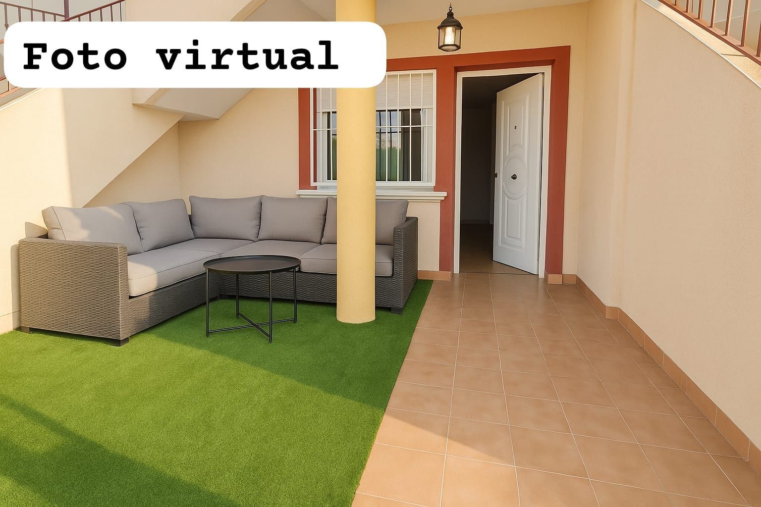 Terrace of Single-family semi-detached for sale in Orihuela  with Terrace and Community pool