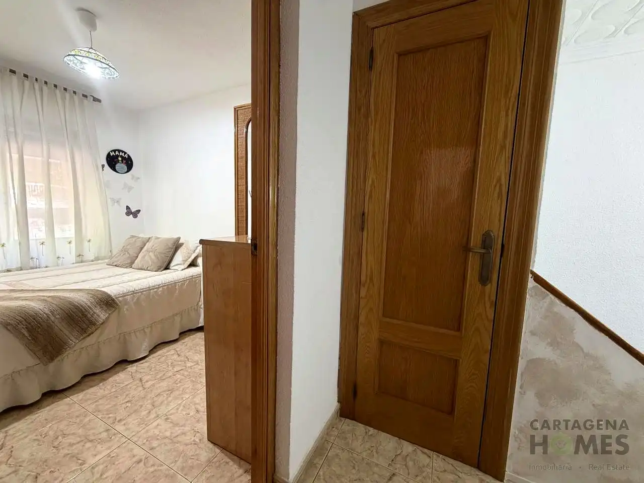 Schlafzimmer von Einfamilien-Reihenhaus zum Verkauf in Cartagena mit Abstellraum, Möbliert und Balkon