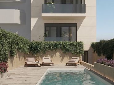 Penthouse with pool for sale in Can Vidalet
