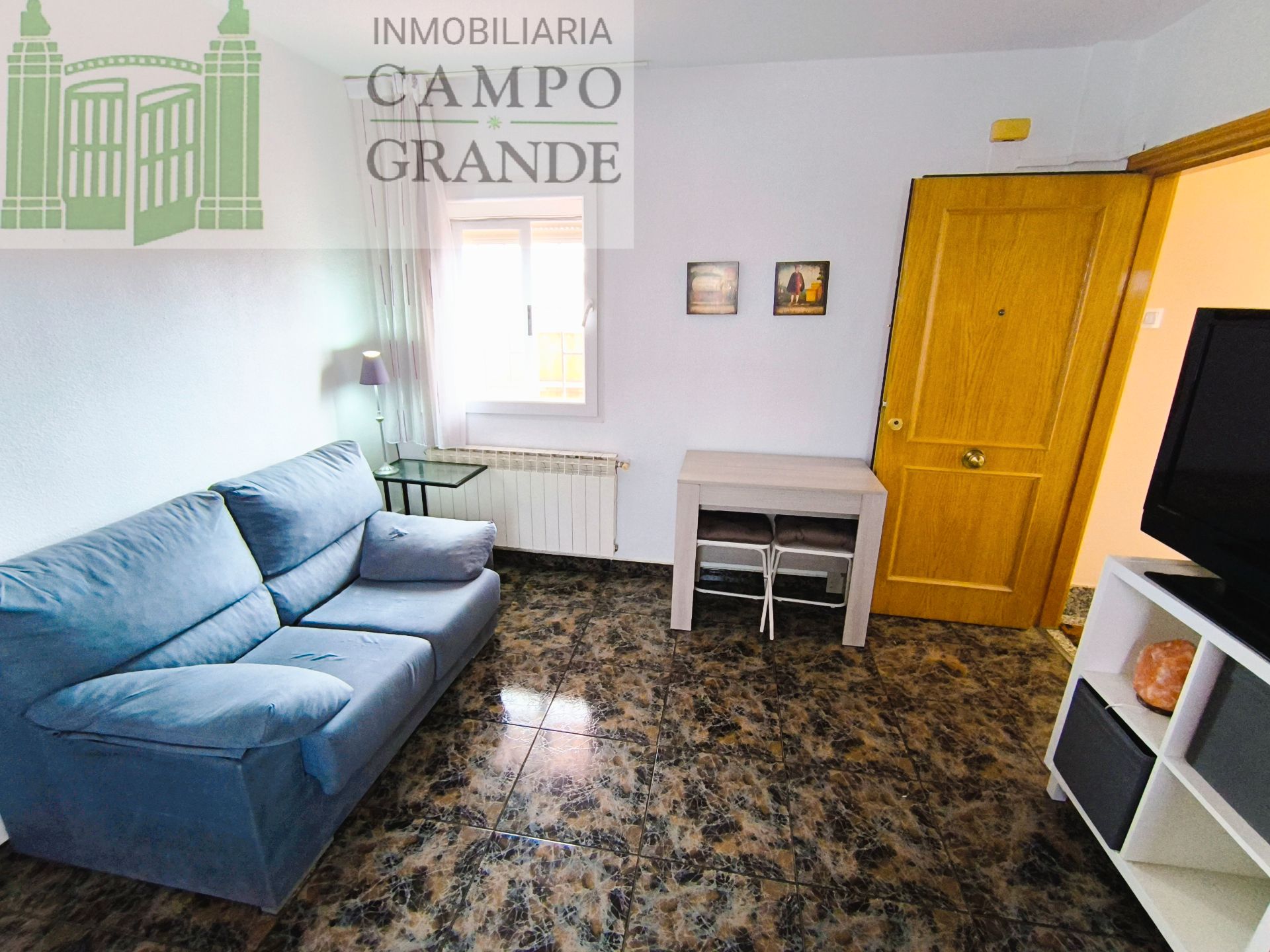 Sala de estar de Piso de alquiler en Palencia Capital con Calefacción, Amueblado y Horno