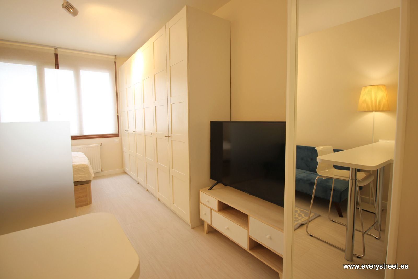 Bedroom of Loft for rent in  Madrid Capital  with Air Conditioner, Heating and Furnished