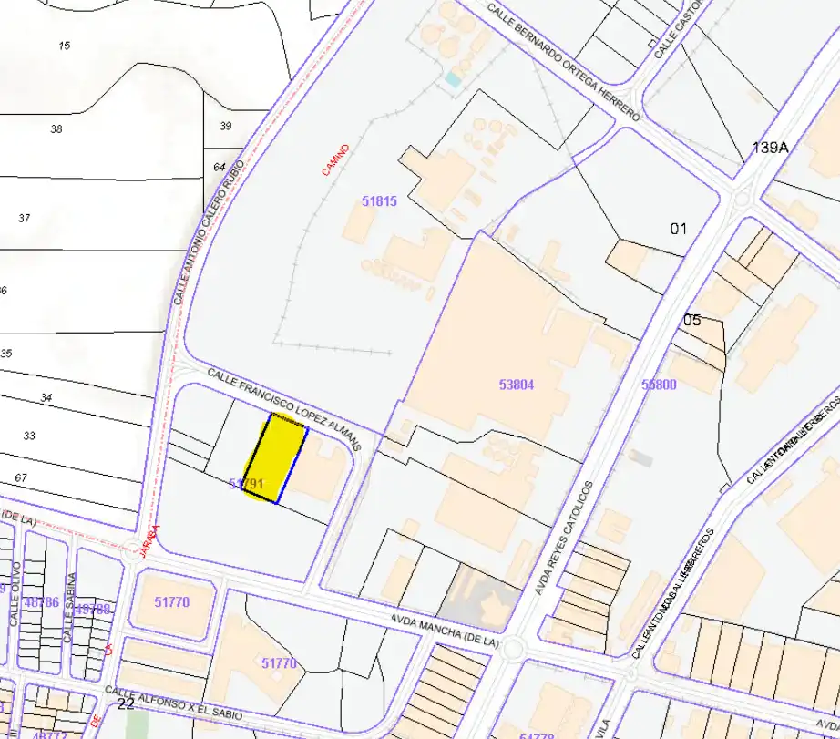 Terreno industrial en venta en Villarrobledo