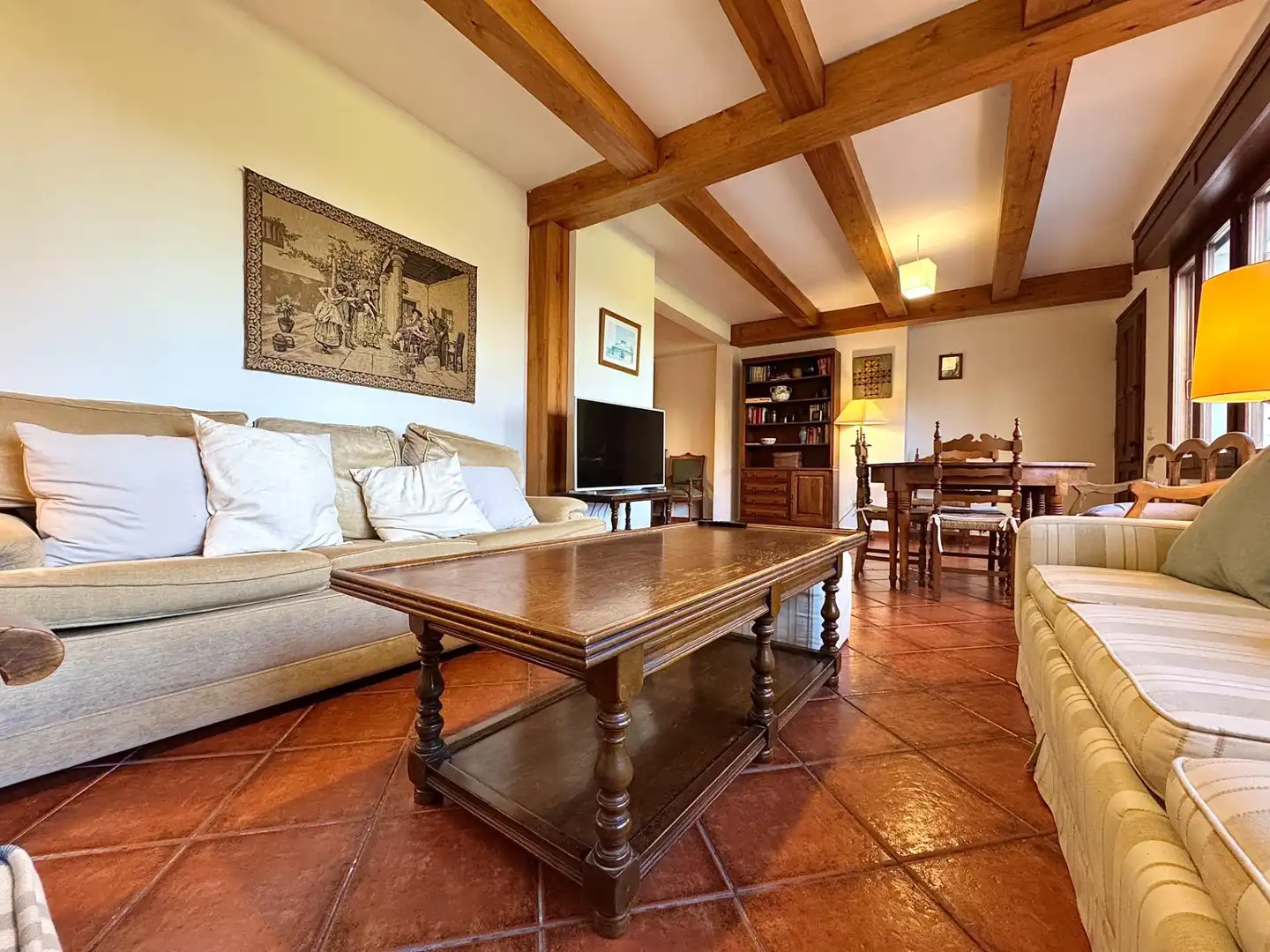 Sala de estar de Casa o chalet en venta en Comillas (Cantabria) con Alarma