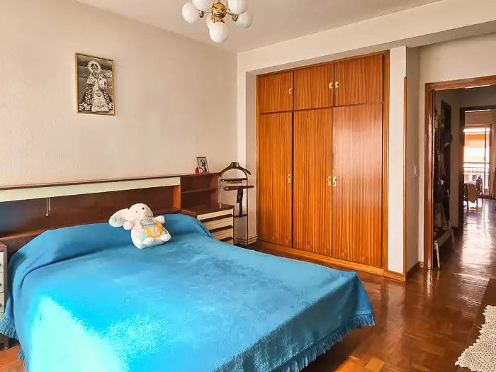 Schlafzimmer von Wohnung zum Verkauf in Alcobendas mit Heizung, Parkett und Terrasse