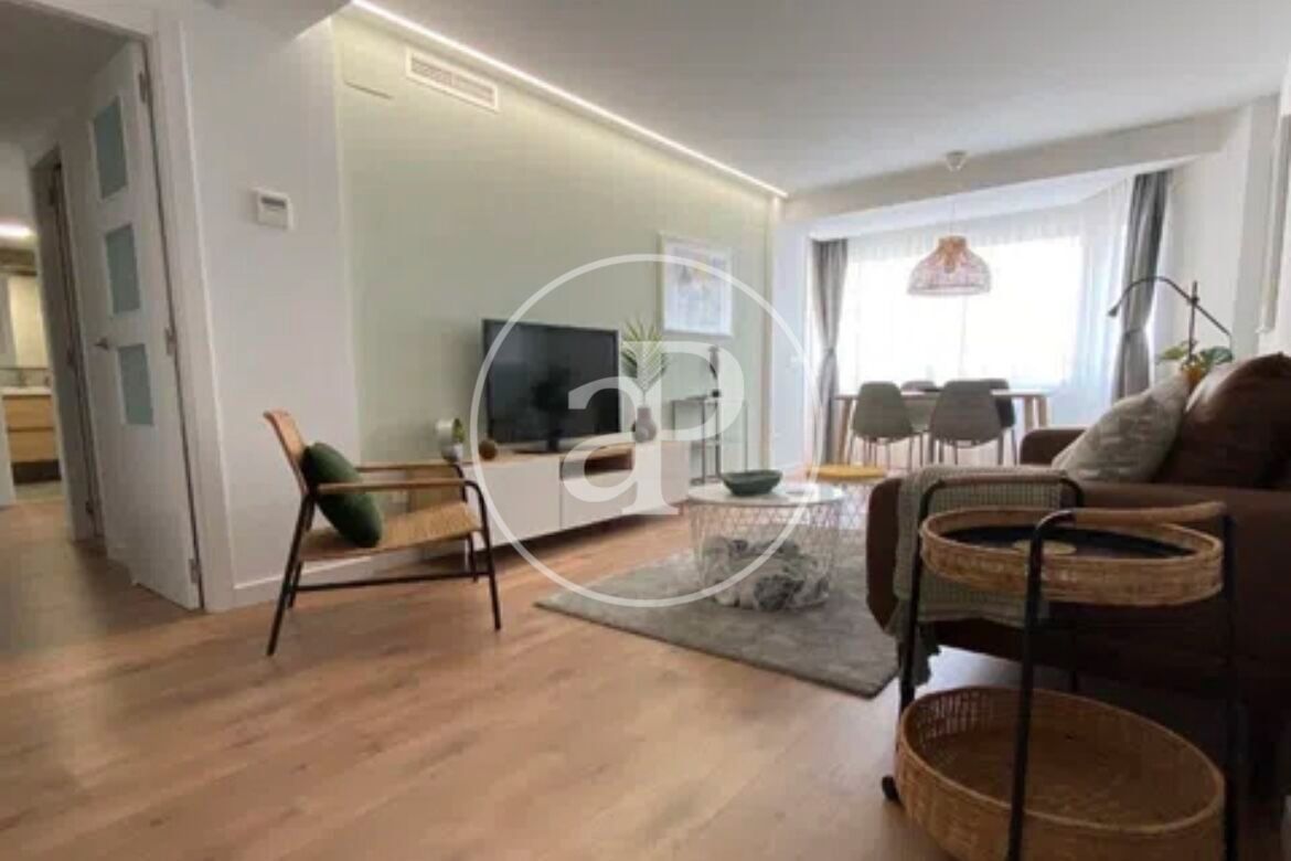 Living room of Flat to rent in  Valencia Capital  with Air Conditioner, Heating and Terrace
