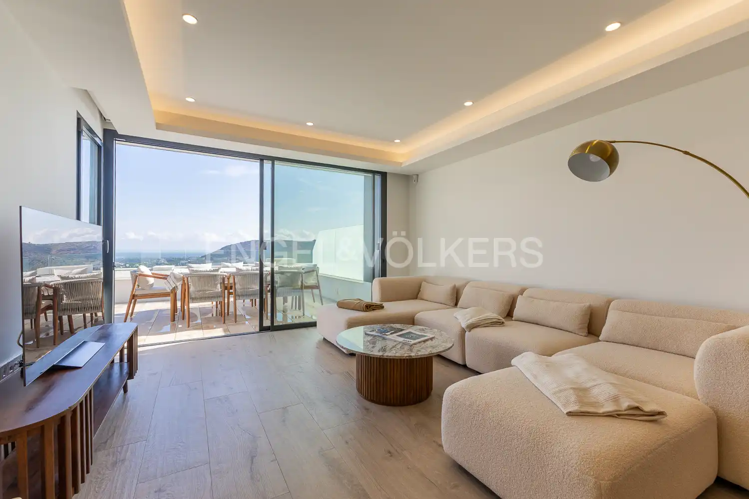 Living room of Apartments for rent in Pedreguer  with Air Conditioner, Heating and Terrace