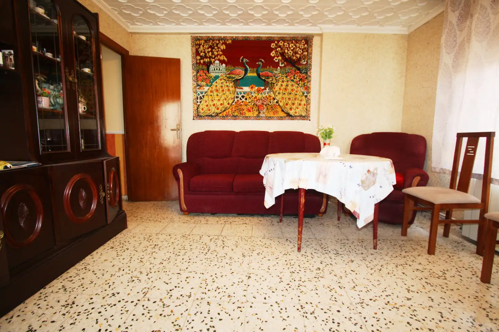 Sala d'estar de Pis en venda en Albacete amb Aire condicionat, Terrassa i Moblat