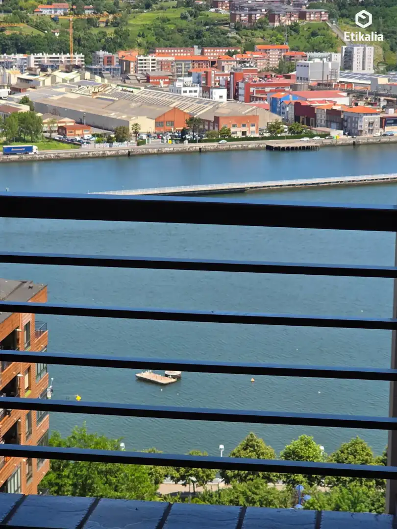 Terraza de Piso de alquiler en Portugalete con Calefacción y Terraza