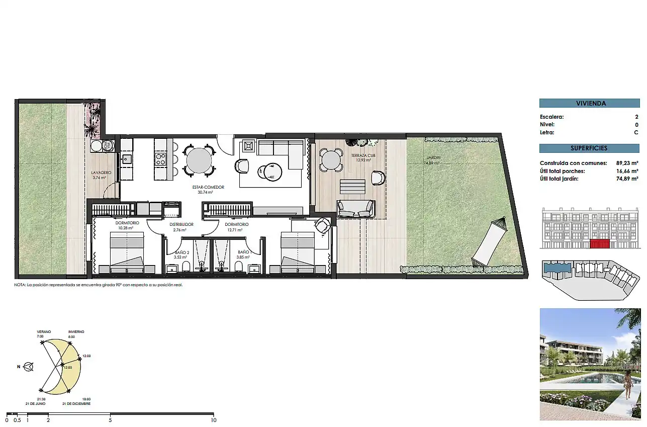 Appartement compact avec terrasse à vendre à Mar Menor Golf, imagen 23