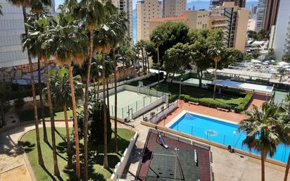 Swimming pool of Flat for sale in Benidorm  with Air Conditioner, Terrace and Community pool