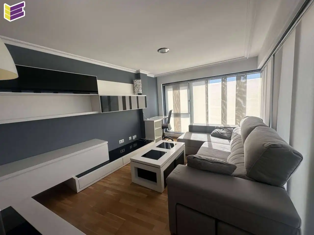 Wohnzimmer von Wohnung zur Miete in O Porriño   mit Heizung, Abstellraum und Möbliert