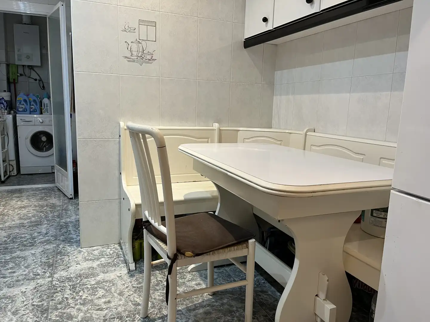 Kitchen of Flat for sale in Cornellà de Llobregat  with Heating and Swimming Pool
