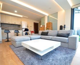 Living room of Flat to rent in  Madrid Capital  with Air Conditioner, Heating and Parquet flooring