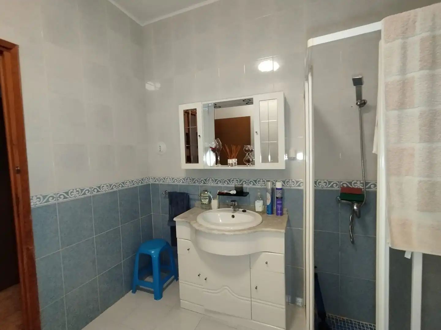 Bany de Finca rústica en venda en Tomelloso amb Aire condicionat, Jardí privat i Piscina