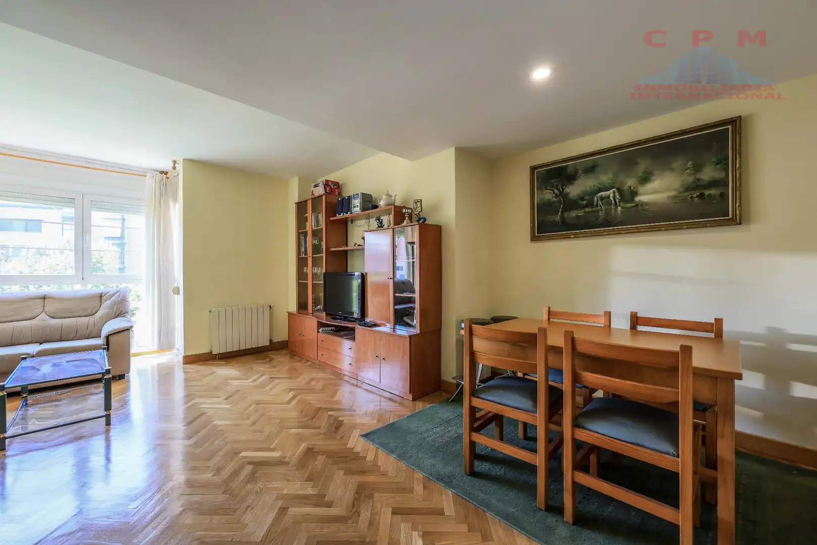 Sala d'estar de Pis de lloguer en Madrid amb Aire condicionat, Calefacció i Parquet