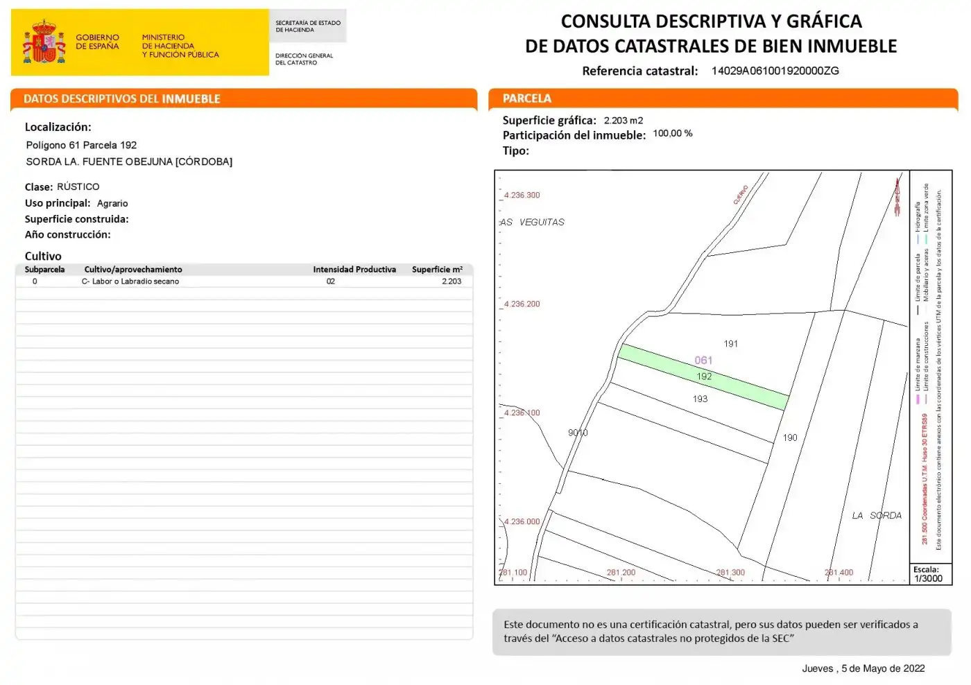 Terreny residencial en venda a Fuente Obejuna, imagen 2