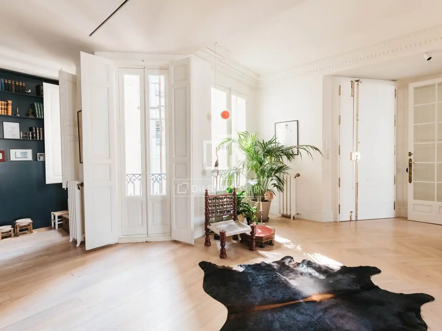 Sala de estar de Piso de alquiler en Salamanca con Aire acondicionado, Amueblado y Balcón