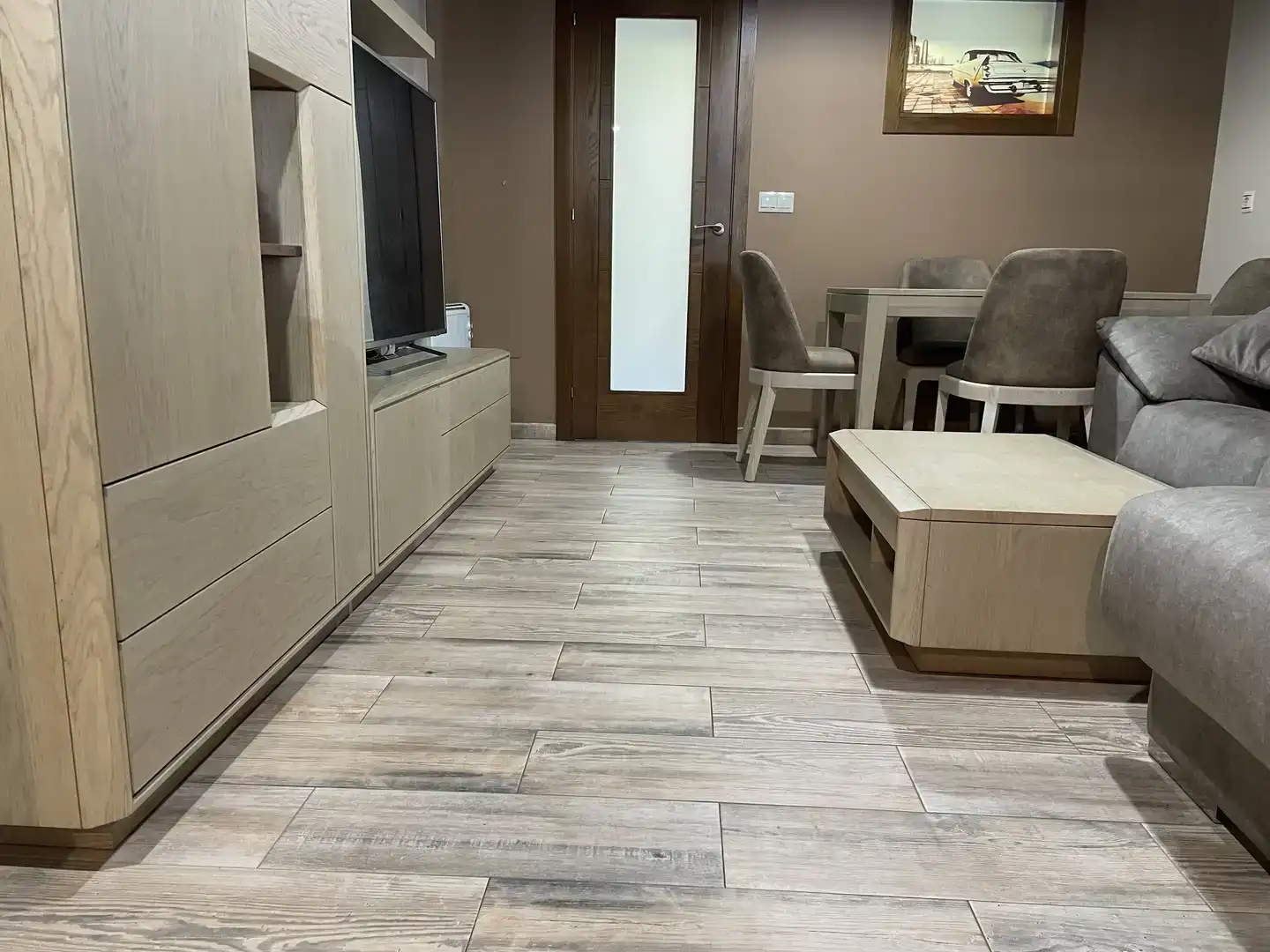 Sala d'estar de Casa adosada en venda en Mugardos