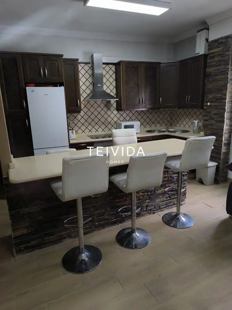 Kitchen of Flat for sale in San Cristóbal de la Laguna  with Private garden and Furnished