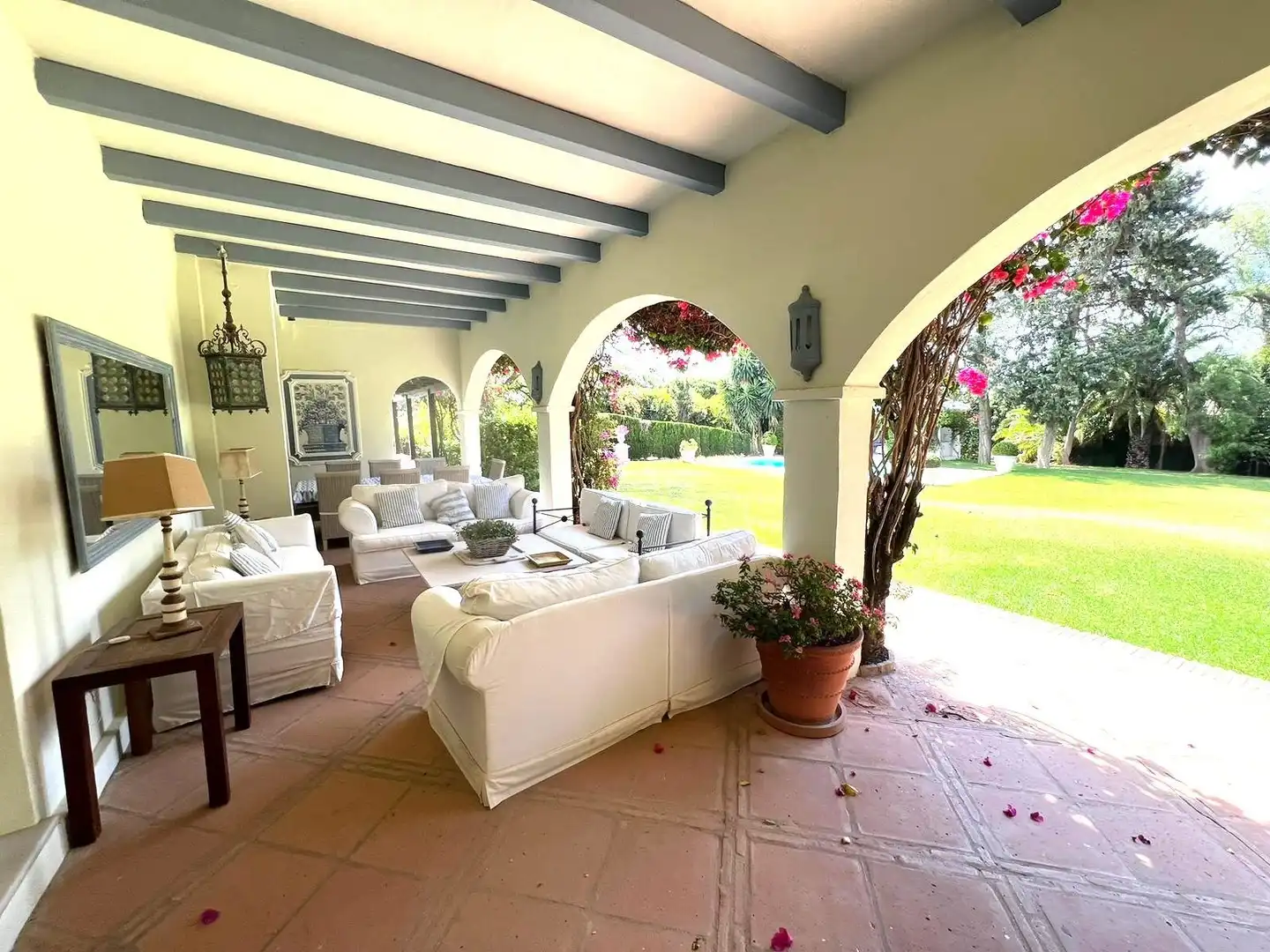 Terrassa de Casa o xalet en venda en Mijas amb Aire condicionat, Terrassa i Piscina