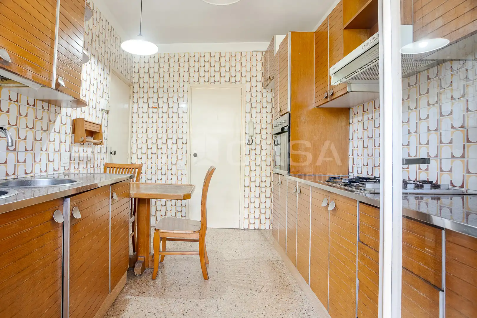 Küche von Wohnung zum Verkauf in Barcelona mit Balkon