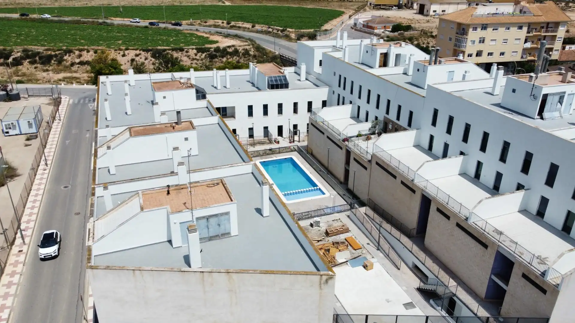 Piscina de Planta baja en venta en Fuente Álamo de Murcia con Aire acondicionado, Jardín privado y Terraza