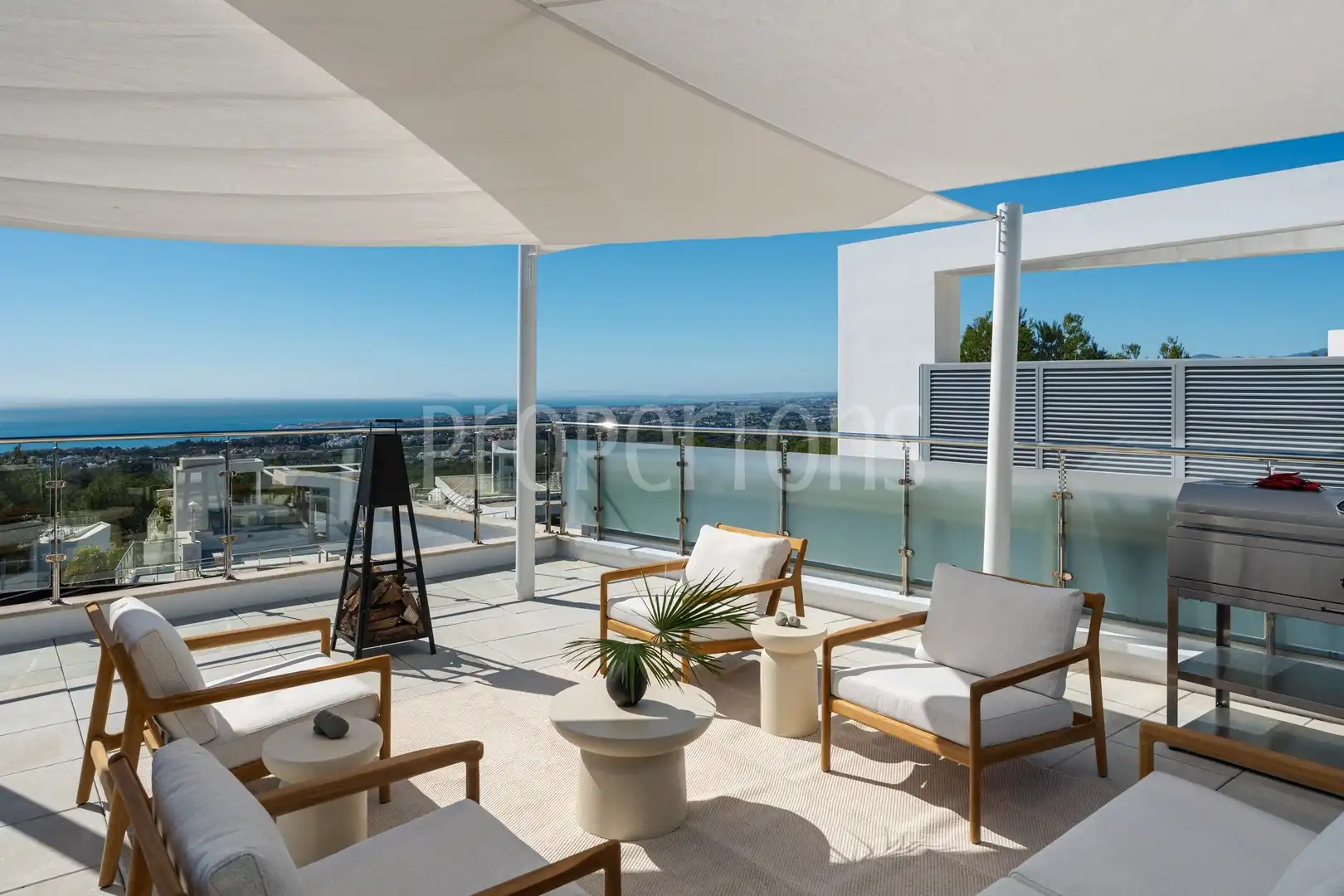 Terraza de Casa o chalet en venta en Málaga