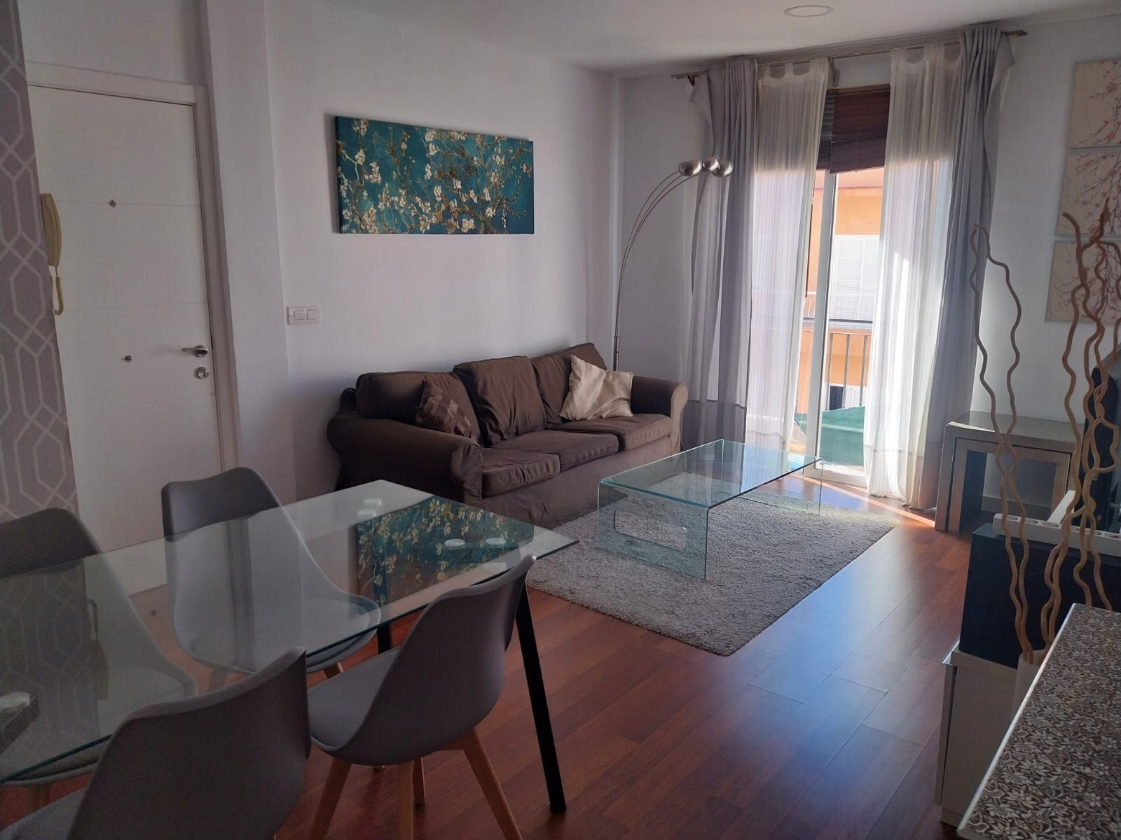 Living room of Flat for sale in  Santa Cruz de Tenerife Capital  with Parquet flooring, Storage room and Furnished