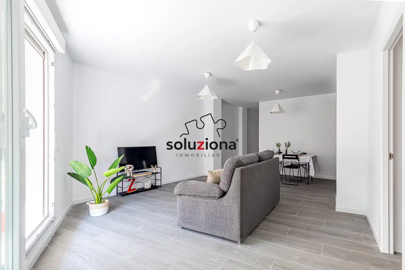 Sala d'estar de Pis en venda en Getafe amb Aire condicionat, Calefacció i Terrassa