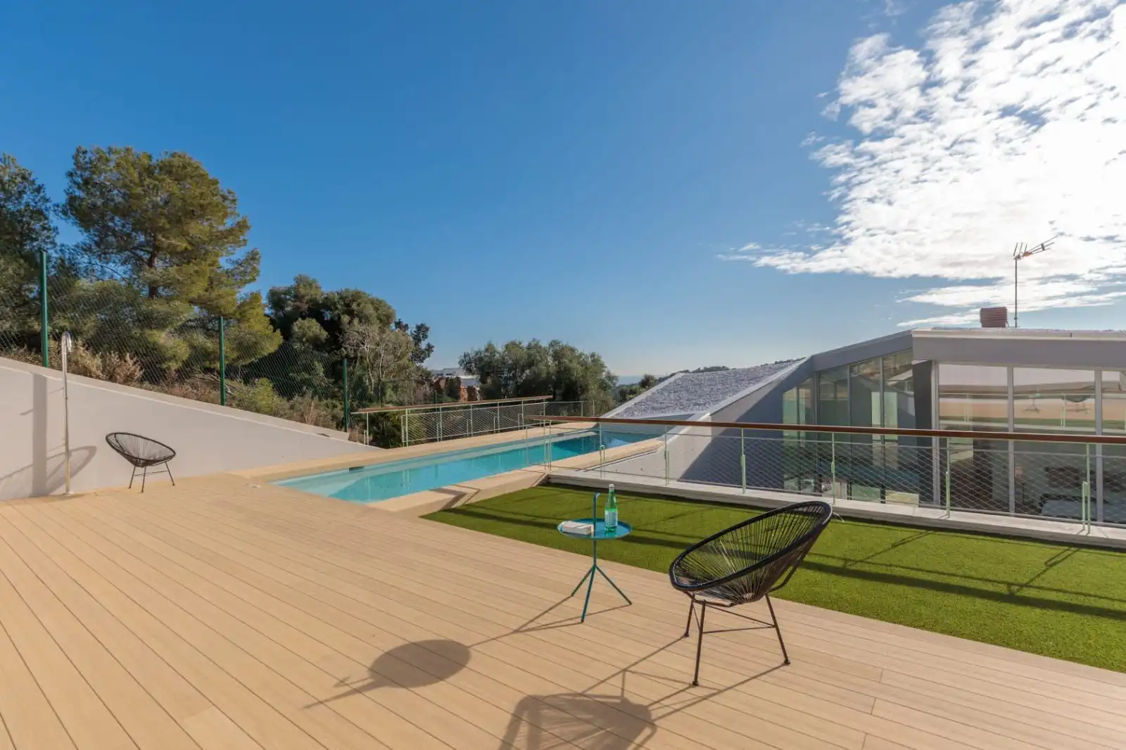 Terrasse von Haus oder Chalet zum Verkauf in Sitges mit Klimaanlage, Heizung und Privatgarten