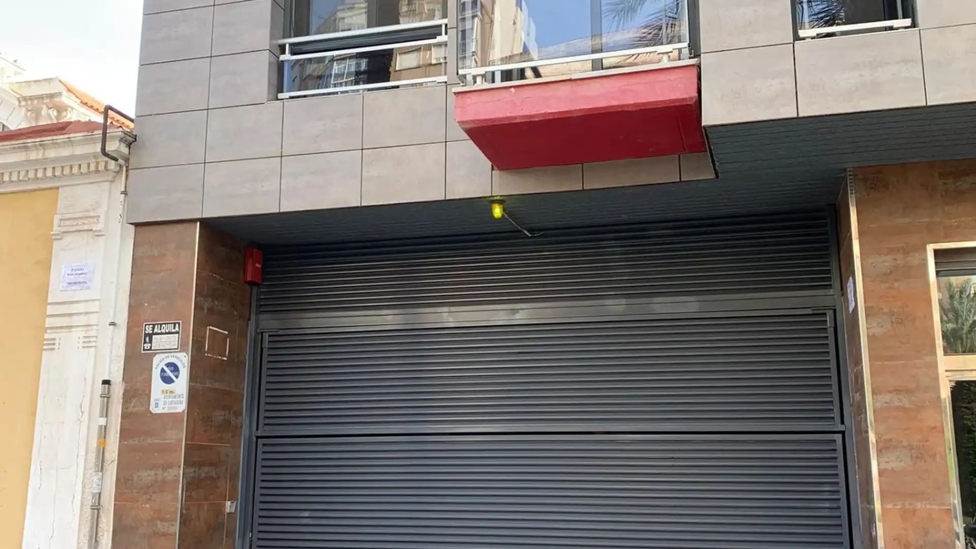 Vista exterior de Garaje en venta en Cartagena