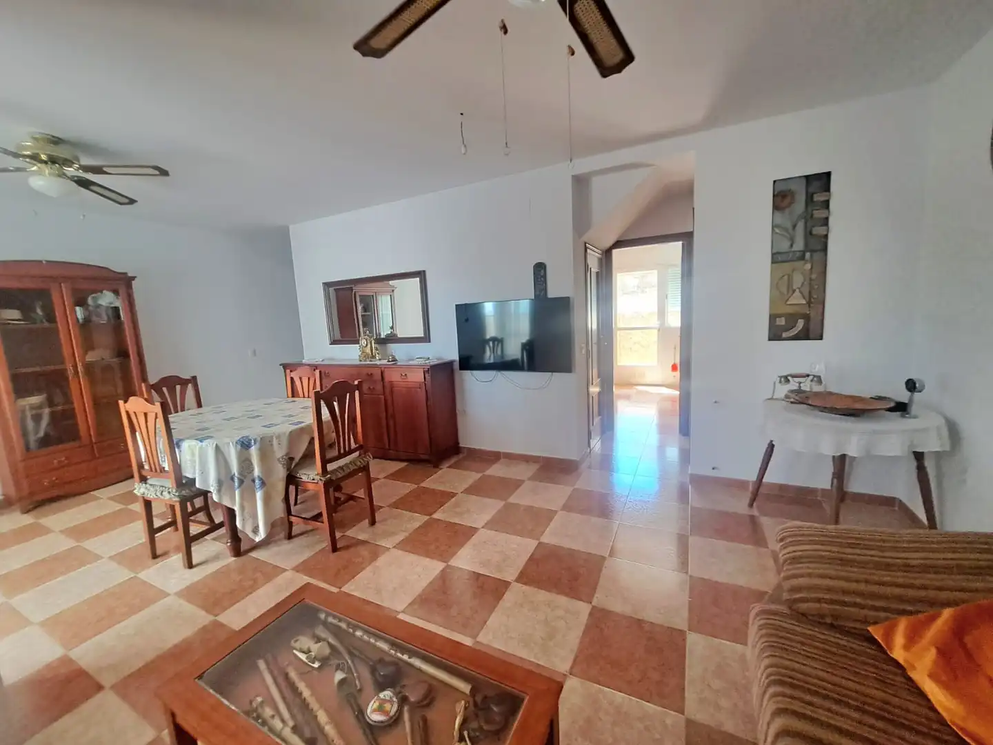 Sala de estar de Casa adosada en venta en Casar de Cáceres con Calefacción y Amueblado