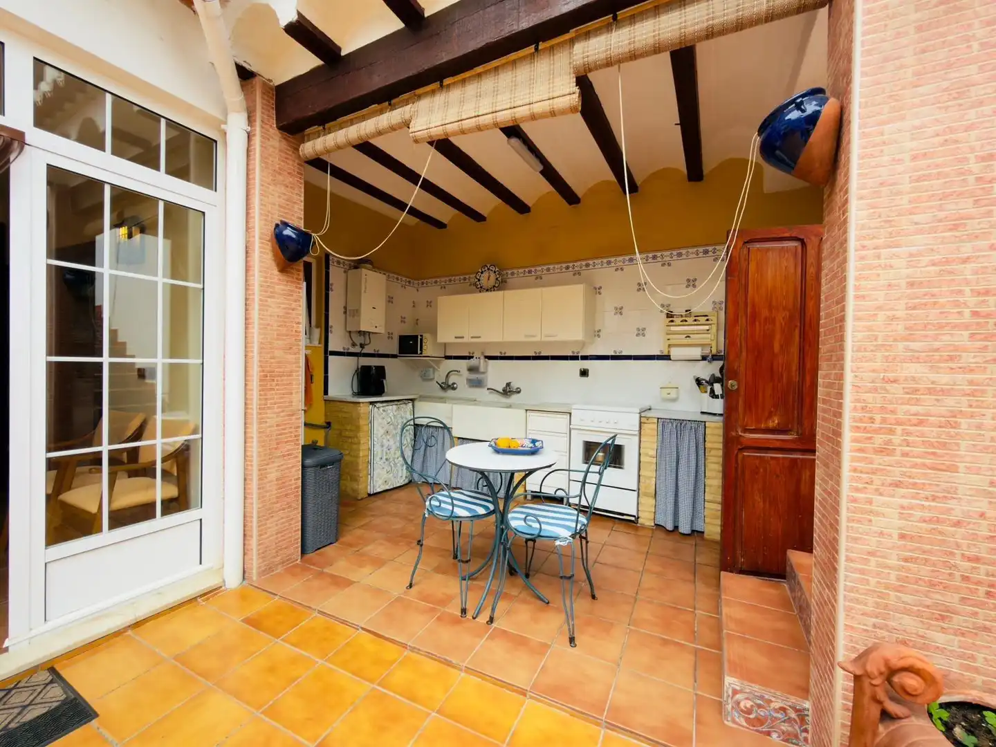 Kitchen of Houses for sale in La Granja de la Costera  with Air Conditioner