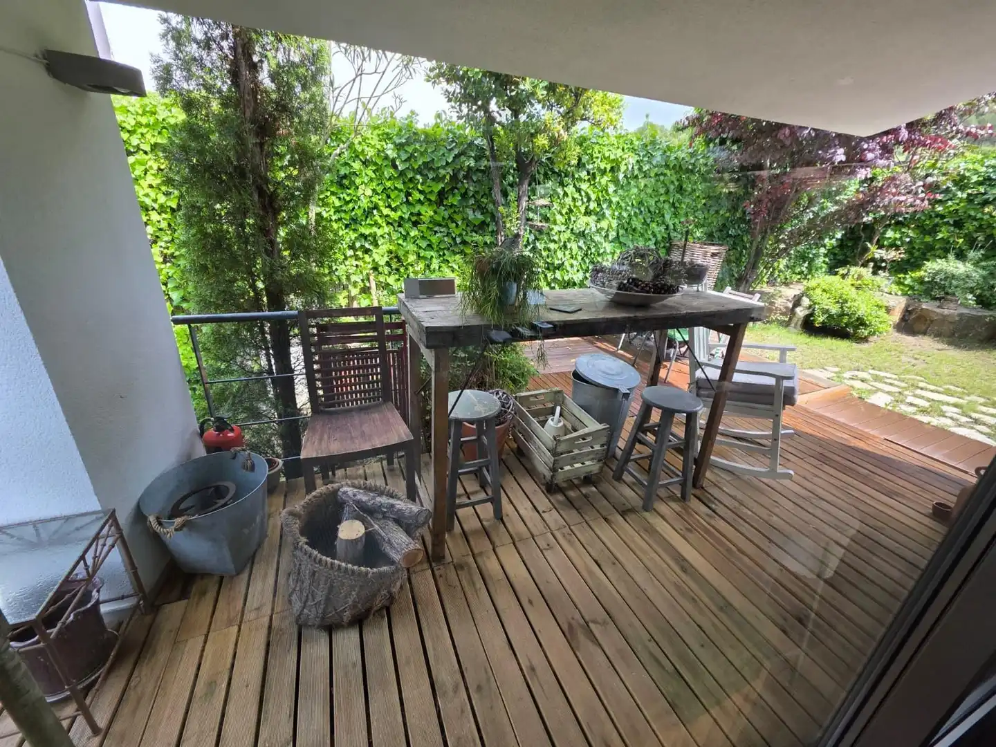 Terrassa de Casa o xalet en venda en Castellolí amb Calefacció, Jardí privat i Terrassa