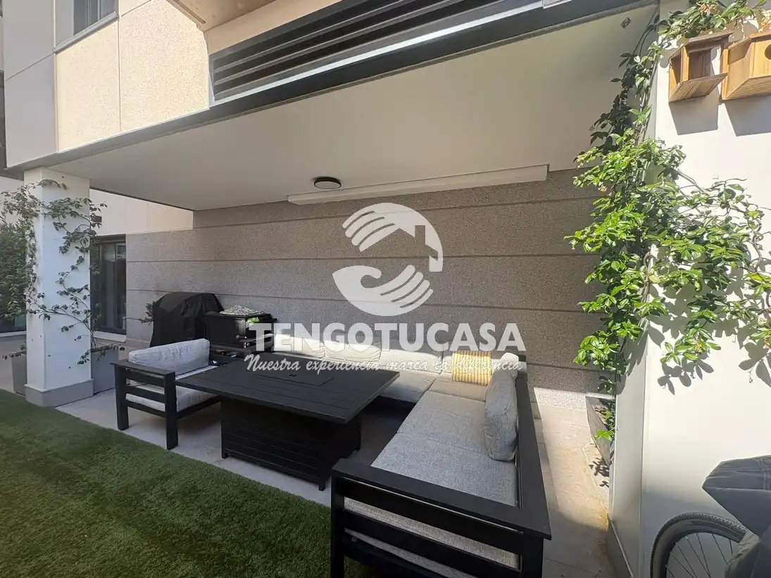 Terrasse von Wohnung zur Miete in Madrid mit Klimaanlage, Heizung und Privatgarten