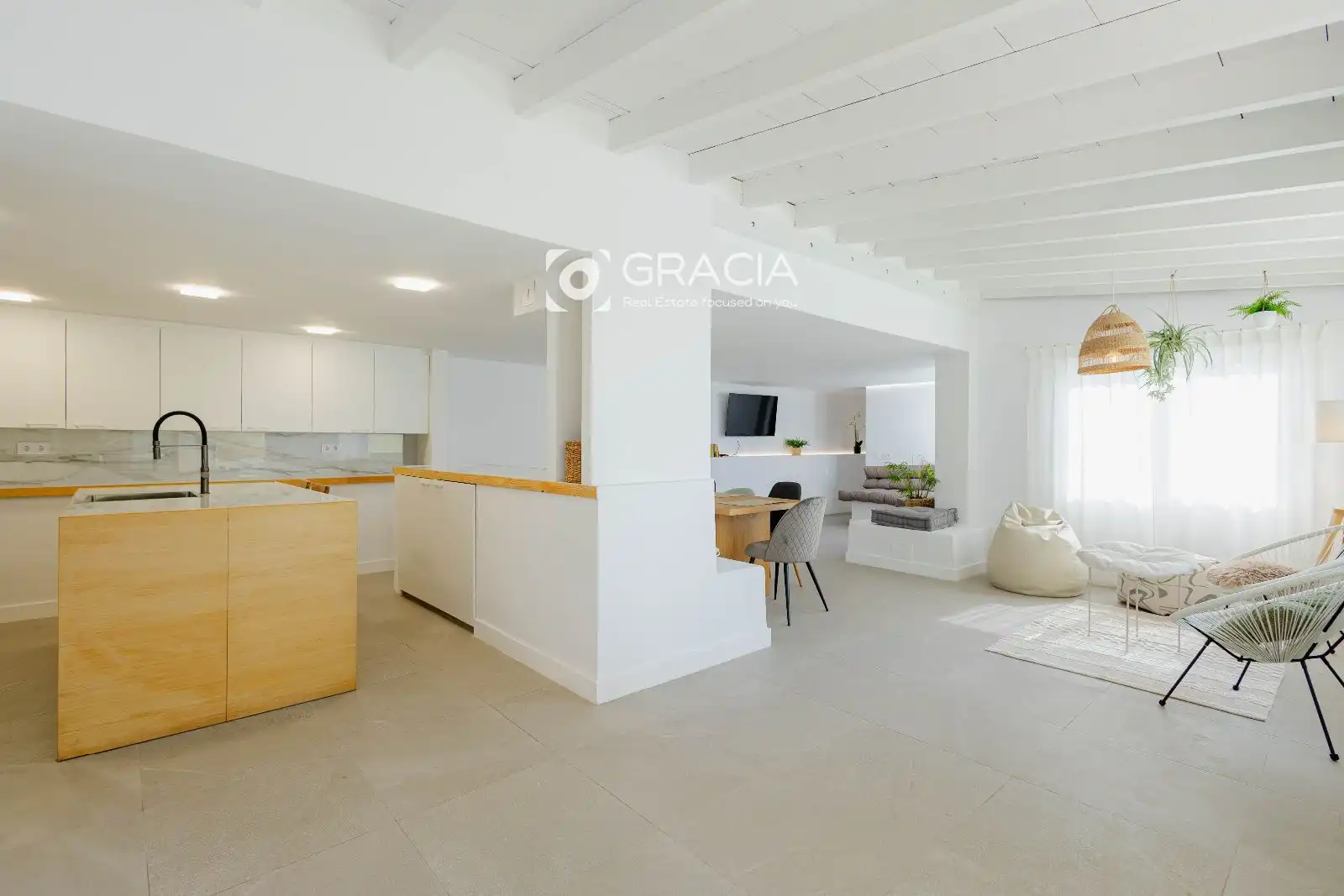 Cuina de Casa adosada en venda en Adeje amb Jardí privat, Terrassa i Traster