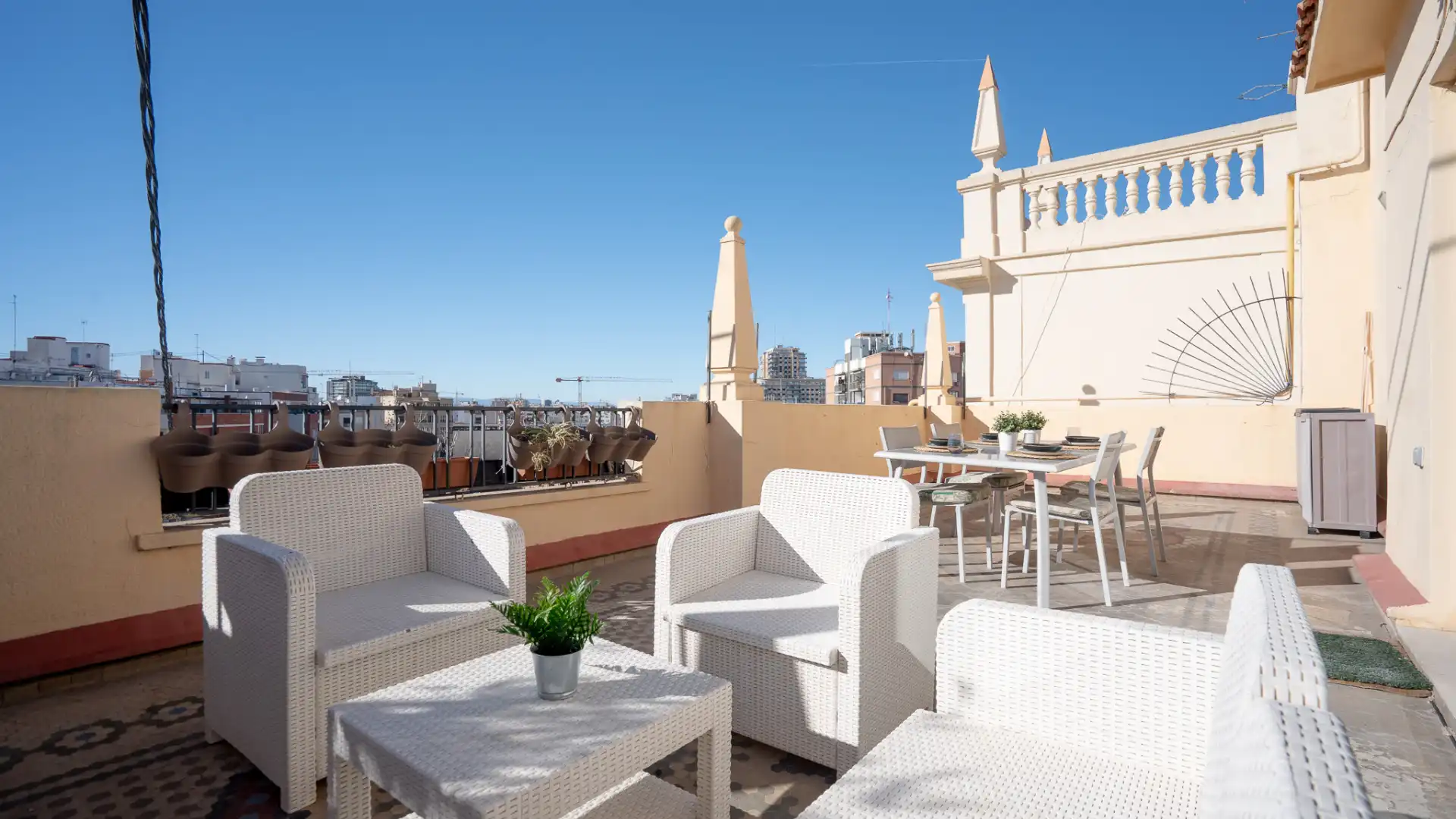Terraza de Ático en venta en  Valencia Capital con Aire acondicionado, Calefacción y Terraza