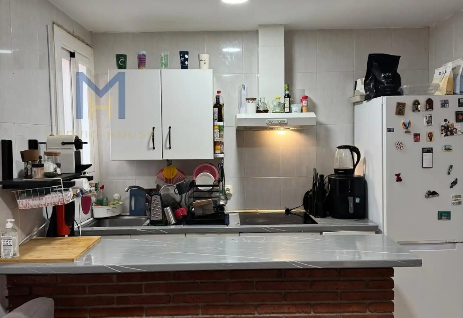 Cocina de Casa adosada en venta en Badalona con Terraza, Trastero y Amueblado