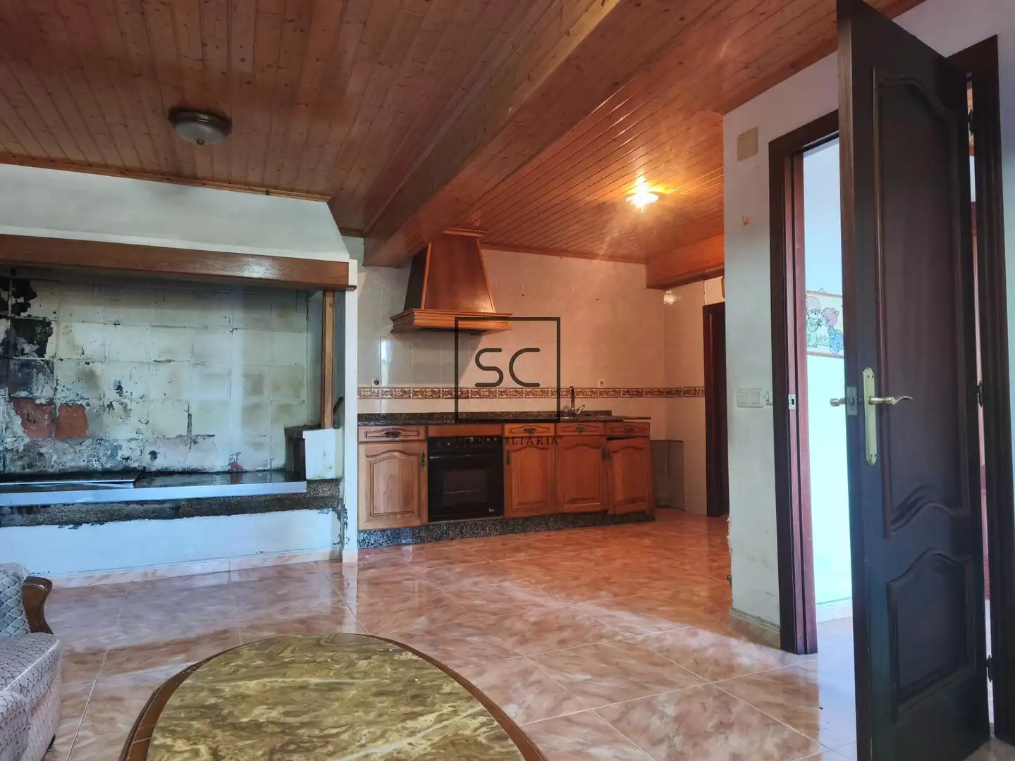 Kitchen of Detached homes for sale in San Sadurniño  with Heating and Storage room