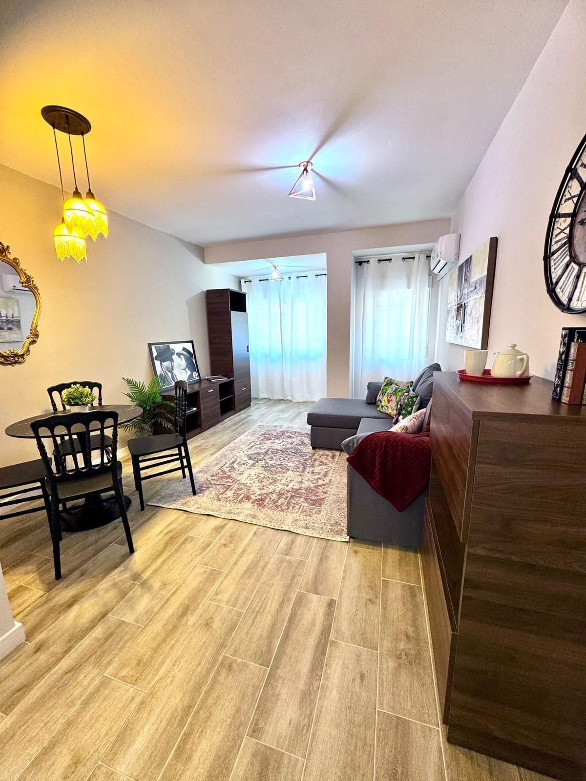 Living room of Flat for sale in Málaga Capital  with Air Conditioner