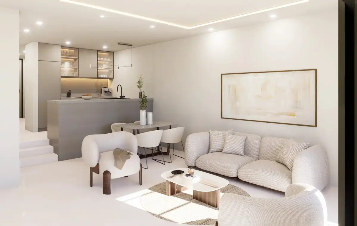 Living room of Duplexes for sale in Marbella  with Terrace and Storage room
