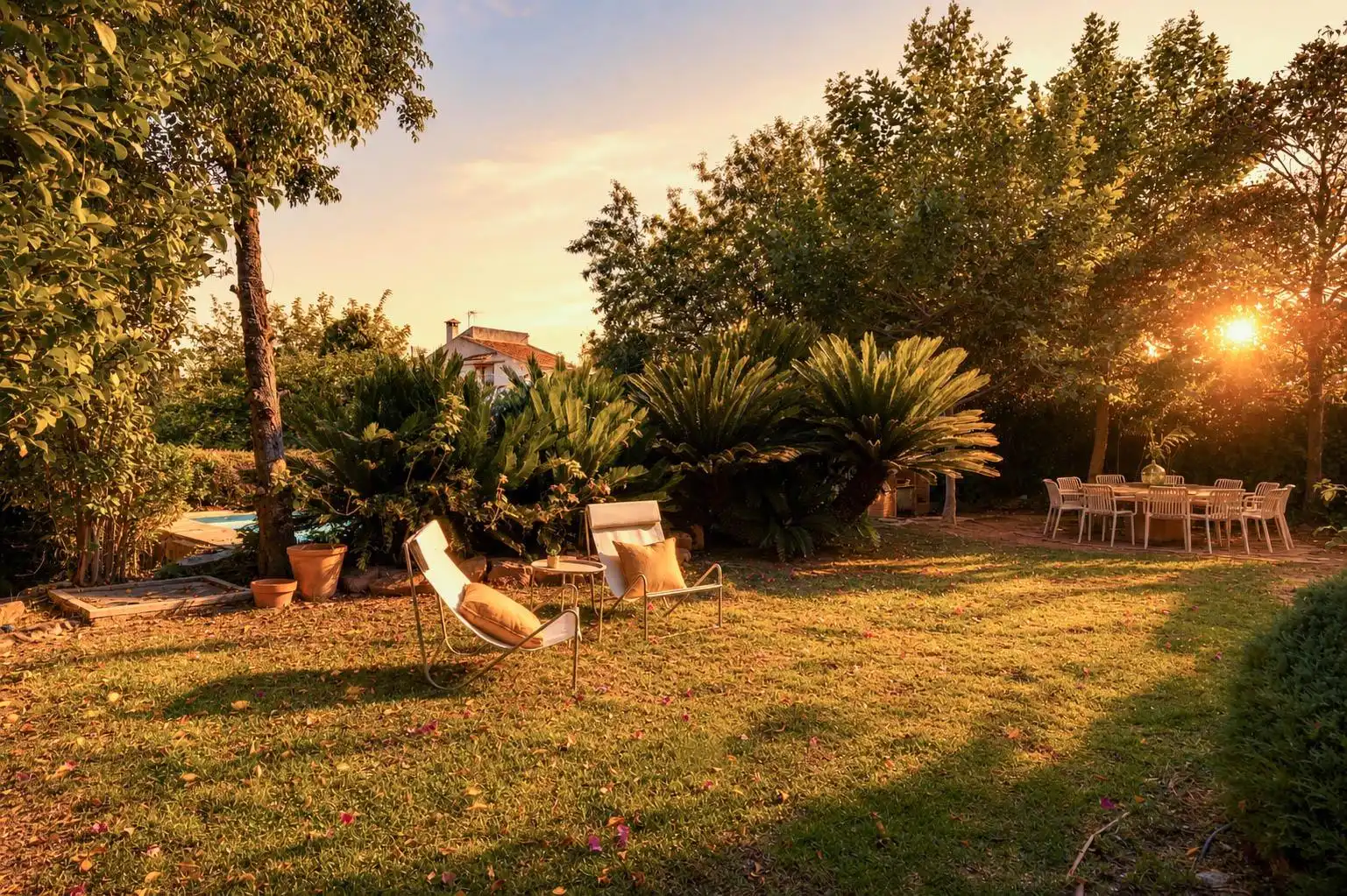 Garden of Houses for sale in Rocafort  with Air Conditioner, Heating and Private garden