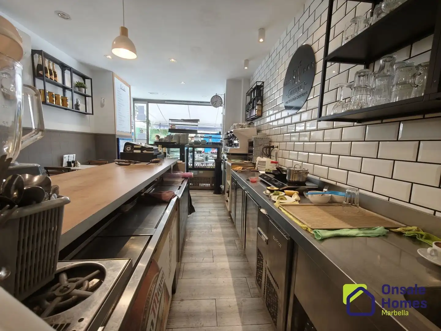 Cocina de Local en traspaso en Marbella con Aire acondicionado y Amueblado