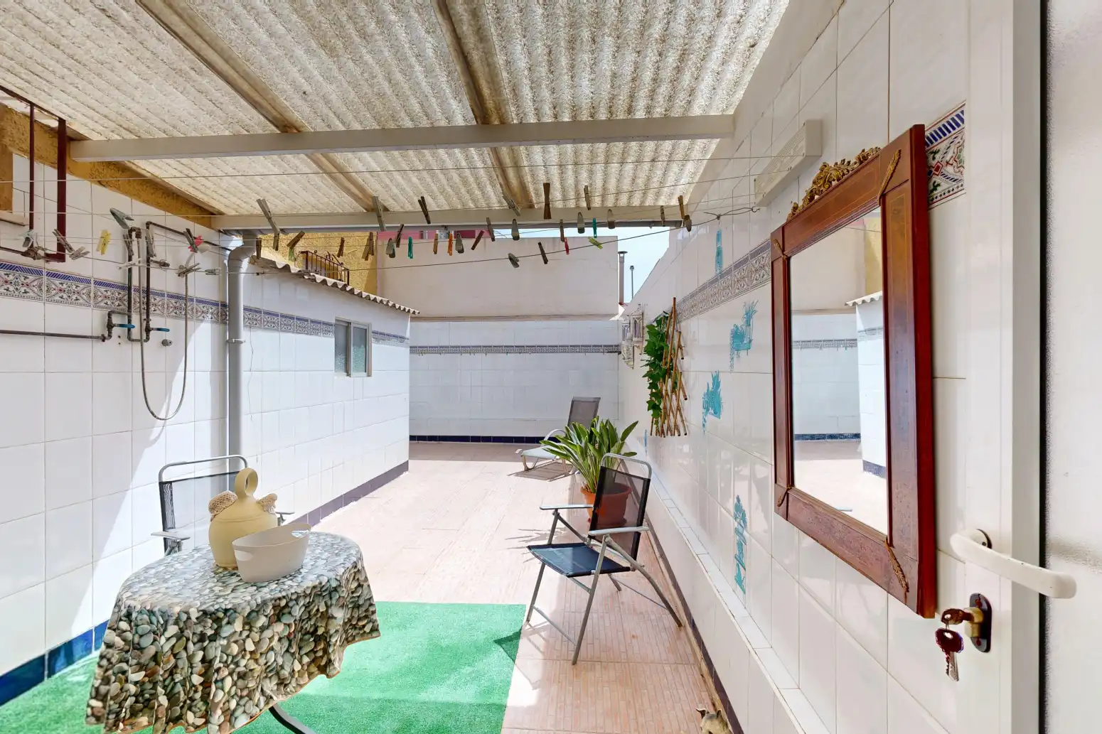 Terrassa de Casa o xalet en venda en Cartagena amb Jardí privat